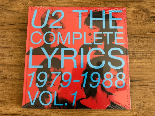 U2 THE COMPLETE Lyrics 1979-1988 Vol. 1 (2023) Fan Club Exclusive