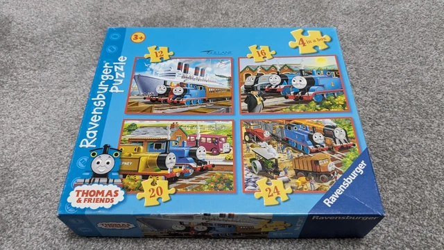RAVENSBURGER THOMAS AND Friends 4 In Box Puzzles - Jigsaw 12 16 20 24pc ...