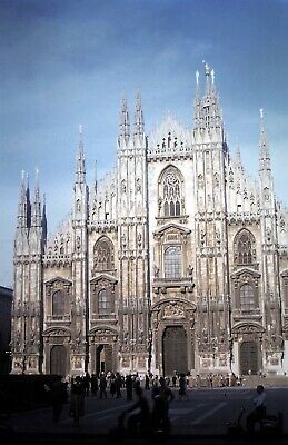 Original 1950's Slide, Milan Cathedral (Duomo di Milano) - Milan, Italy