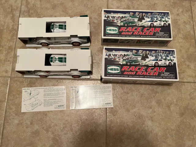 2009 Hess Toy Truck Race Car And Racer Lot Of (2)