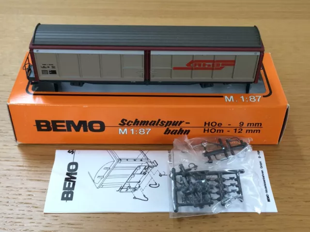 HOm gauge Bemo boxed 2278  Rhb sliding wall van No.5106 ( lot 1 )