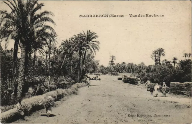 CPA AK MAROC MARRAKECH Vue des Environs (10578)