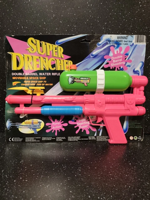 Super Soaker Porte-clés Pistolet à Eau - Larami 1993 - Neuf Sous Blister