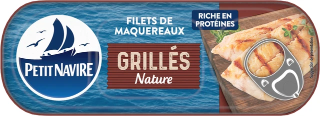 Filetti di sgombro alla griglia naturali puro PETIT NAVIGE 3x110g