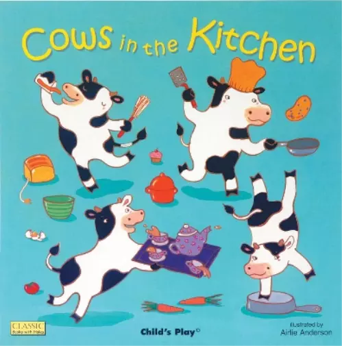 Airlie Anderson Cows in the Kitchen (Libro de cartón)