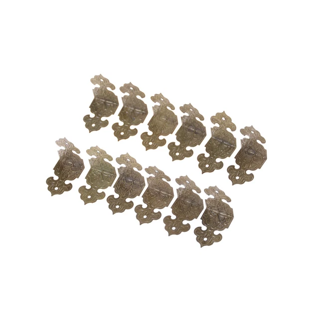 12 piezas Soporte de esquina decorativo para muebles Caja de madera Pies Muebles J.UL