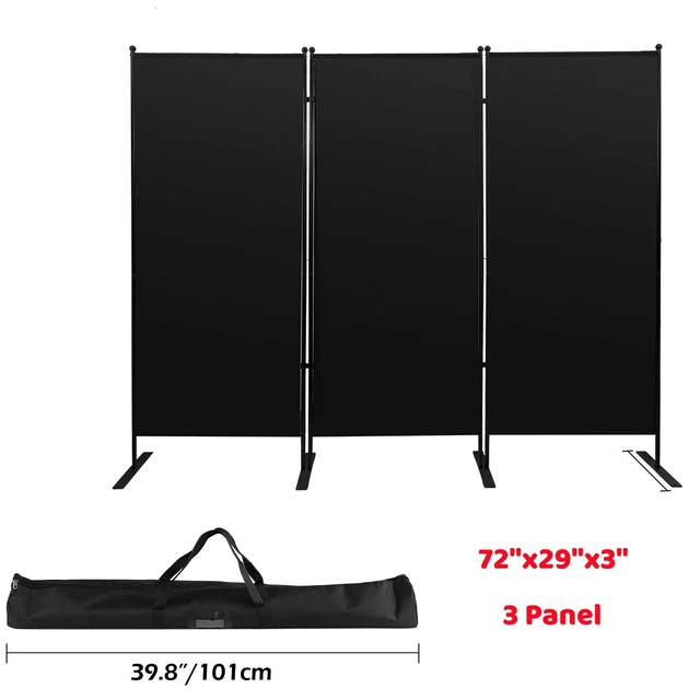 ROOM DIVIDER 3 Panel Privacy Screens Home Office Accents Furniture