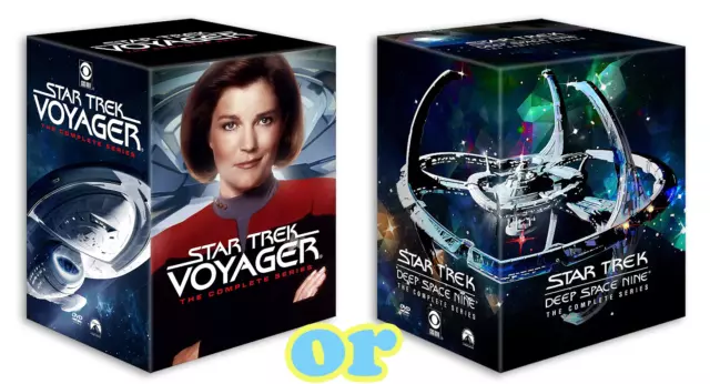 Star Trek Deep Space Nine / Star Trek Voyager : Complete Series DVD Boxed Set