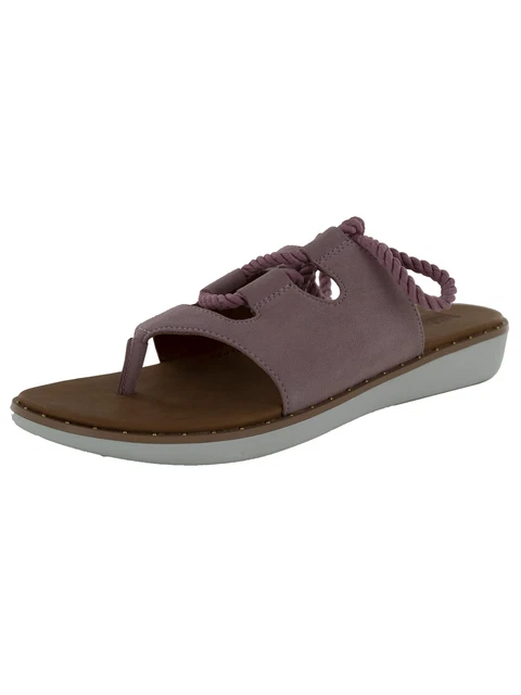 Fitflop Womens Felicity Lace Up Suede Toe Thong Sandal Shoes, Soft Pink, US 10