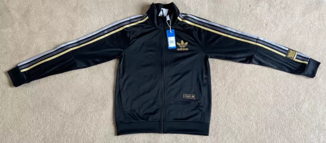 ADIDAS ORIGINALS CHILE 20 Track Top Jacket Sportswear Black Gold