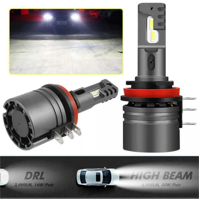 2x H15 6000lm Scheinwerfer Birnen Fernlicht Tagfahrlicht Lampen Für Mercedes DE