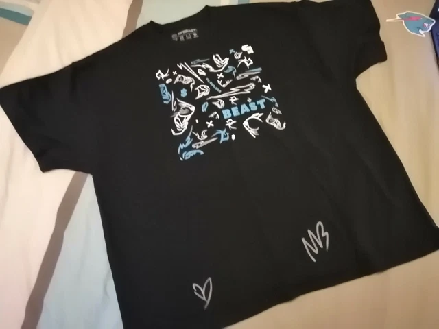 Mr beast signed shirt deals