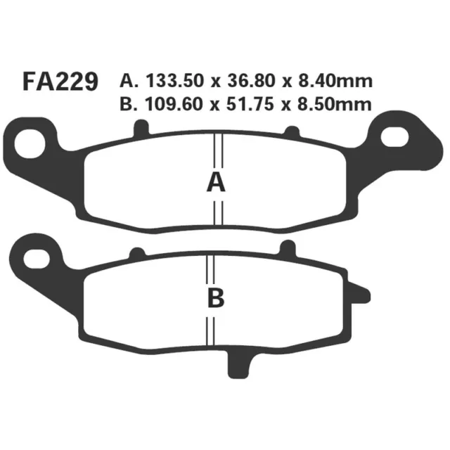 Pastillas De Freno Ebc Organicas Suzuki Sv 650 .Sx