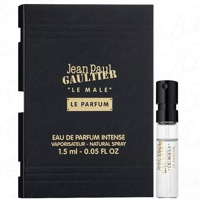 JEAN PAUL GAULTIER Le Male Le Parfum EDP Intense 1.5ml Sample Vial ...
