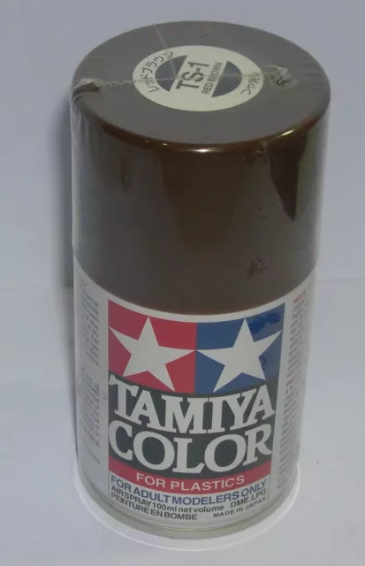 Tamiya - Spray Lacquer TS-1 Red Brown - 85001