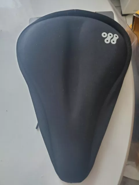 Selle de vélo noir en gel confort cycliste cyclisme 🚴‍♂️