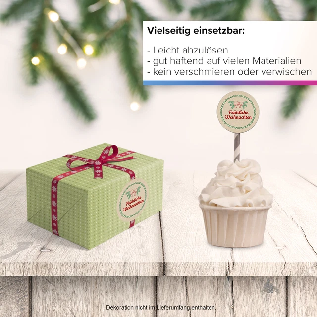 48 Weihnachtsaufkleber Geschenk Aufkleber Etiketten Weihnachten Xmas Sticker 6