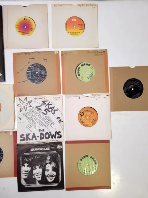 Restposten 7" Vinyl Records Louisa Mark Safari, die Beatles, die Ska Dows 3