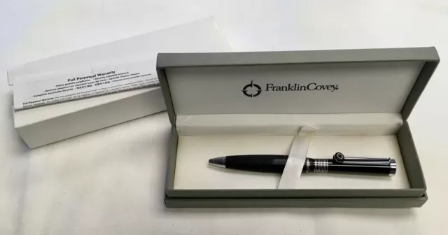 Franklin Covey Norwich Black Twist Ballpoint Pen