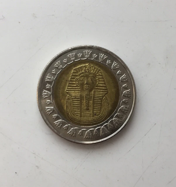 ANCIENT EGYPTIAN ONE Coin King TUT Uncirculated Egypt Pound 2018 EUR 6 ...
