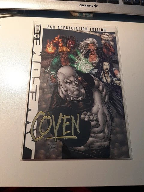 US AWESOME  Coven Fan Appreciation Edition (1998) #1 A Dynamic Forces EDT GOLD