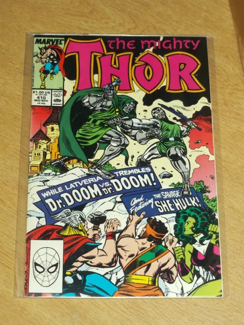 Thor The Mighty #410 Vol 1 Marvel Doom She-Hulk November 1989