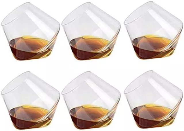 Putuio Whisky Vetro 400ML Tumbler Rum Bicchiere Vino Stile Classico Senza Stelo