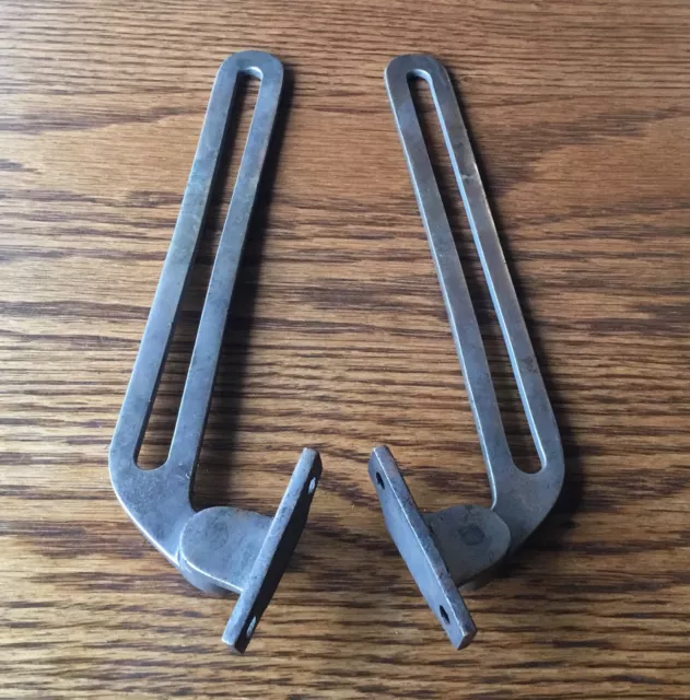 1920s 1930s WINDSHIELD SLIDE BRACKETS vtg interior 1920s 1930s WINDSHIELD SLIDE BRACKETS vtg interior