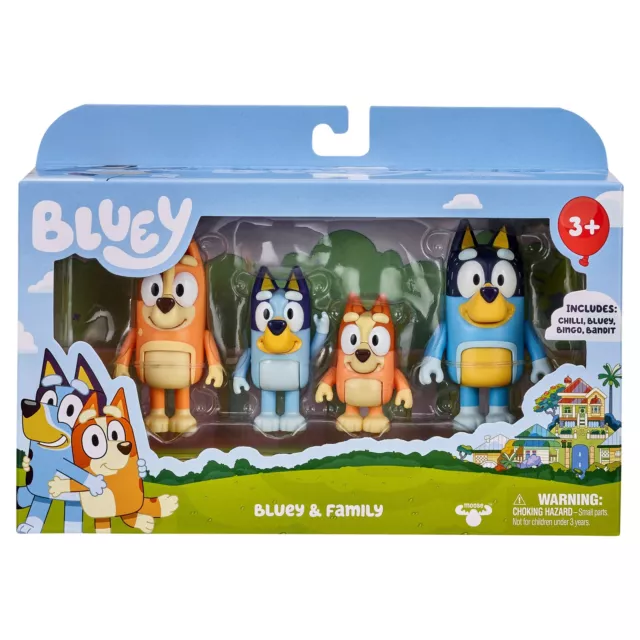 Figure 4-Pack, Includes Family, Toddler Toy Action Figures & Accessories