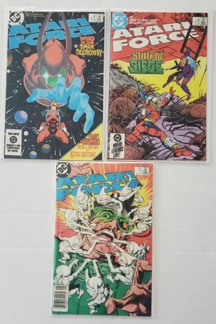Atari Force; Issues 12, 15, 17; Vintage Collection; DC Comics;  1984 - 1985