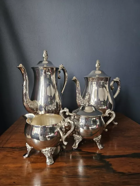 Vintage Silver Plated Coffee & Tea Set