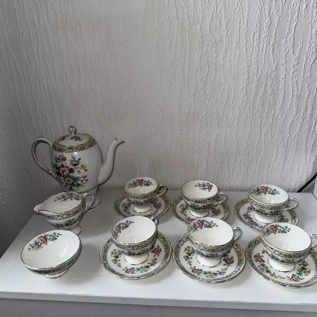 Vintage Foley Adoration Set 6 Cups - MadeIn England - Fine Bone China