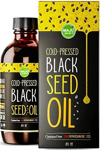 Black Seed Oil - 3 Times Thymoquinone, Cold-Pressed, 100% Turkish Black