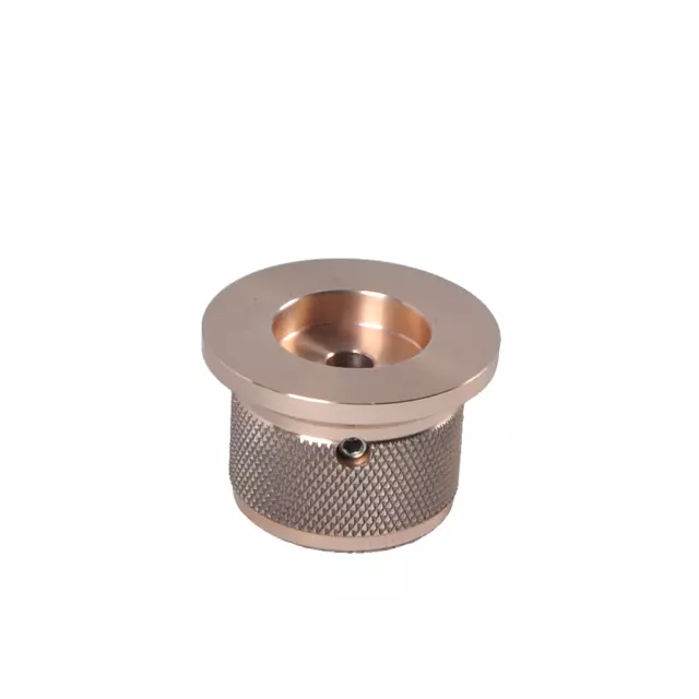 1pc 38x30x25mm Aluminum Vintage Control Reticulate Knob Gold for Guitar Amplifer