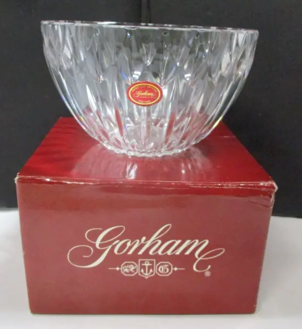 Gorham Crystal Brilliance Collection  9" Bowl  w/Original Box