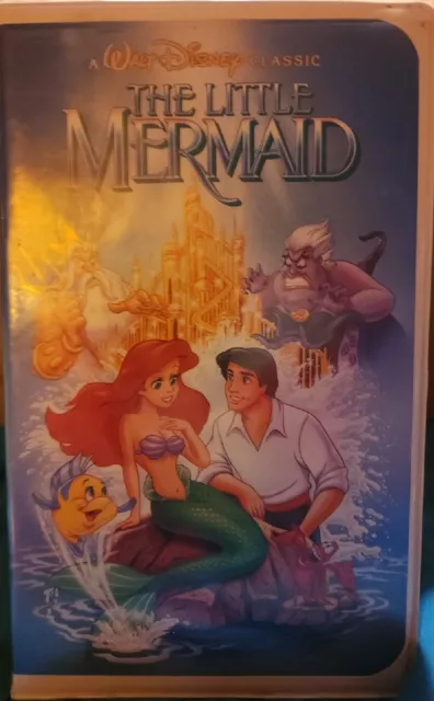 Disney Black Diamond Classics 1989 Original Cover The Little Mermaid VHS #913