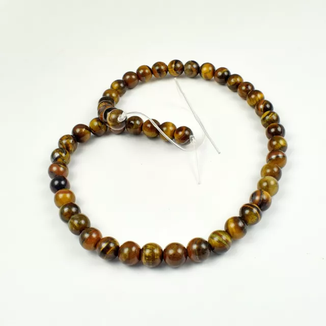 AAA Naturel de Tigre Eye Perles Doré Jaune 8.5 MM Beads15.5 " Brins VB6 3