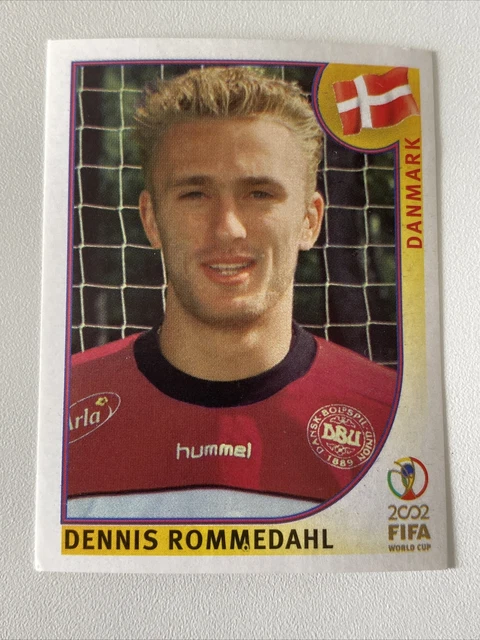 PANINI FIFA WORLD CUP 2002 World Cup Sticker #94 DENNIS ROMMEDAHL Denmark Denmark