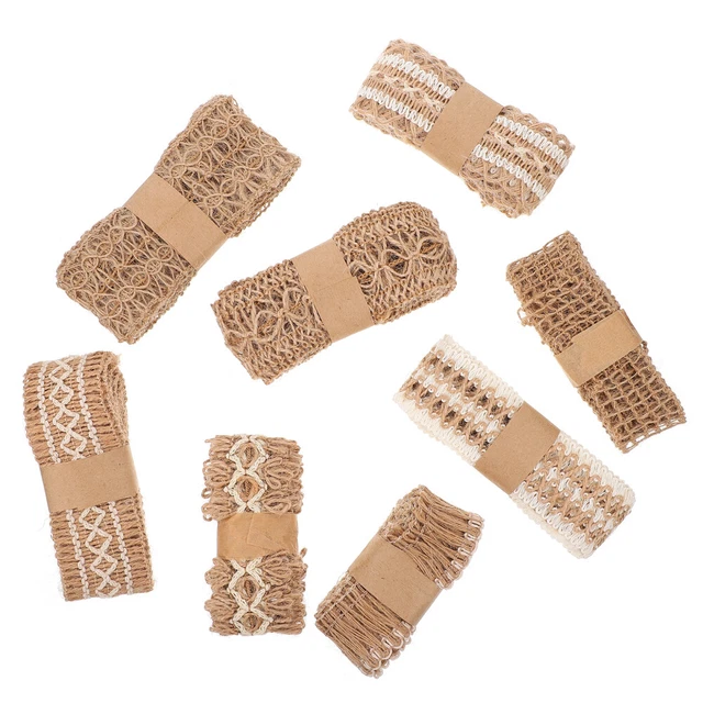 8pcs Box Wrapping Ribbon Bouquet Band Wrap Box Verpackung Band Urlaub Geschenk B