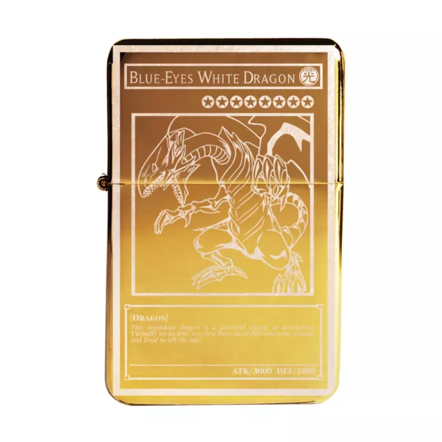 BRAND NEW -  DESIGNED BRUSHED STYLED CIGARETTE PETROL LIGHTER - Blue Eyes Alt