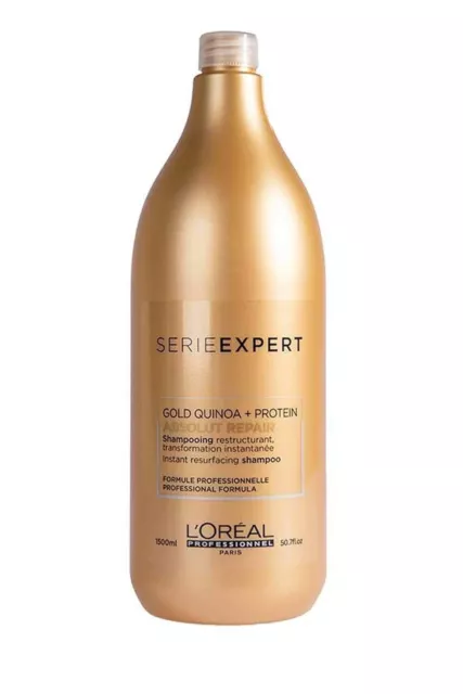 Loreal Serie Expert Absolut Repair Shampoo Gold Quinoa + Protein - 1500ml