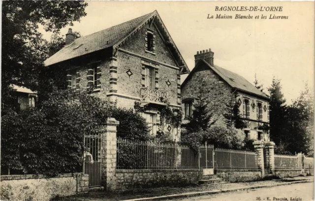CPA BAGNOLES-de-l'ORNE - La Maison Blanche et les Liserons (356560)