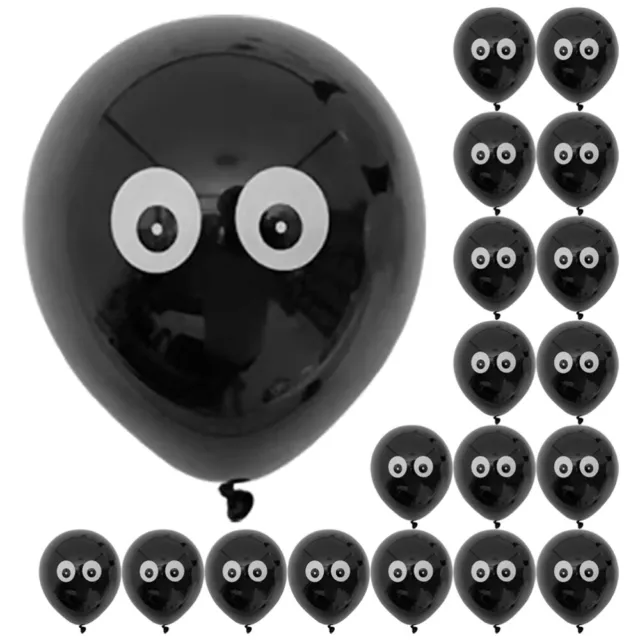 100 Pcs Emulsion Augenballon Partyballons Aus Latex Lustige Luftballons