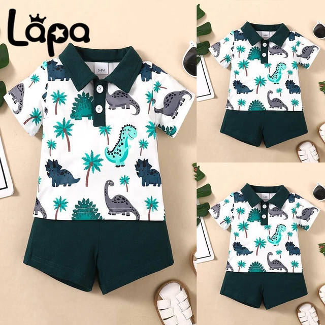 Toddler Baby Boys Short Sleeve T Shirt Shorts Pants Outfits Summer Beachwear Set
