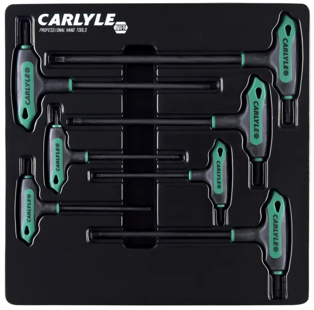 Carlyle Outils Par Napa LHTS7 7 PC L.Poignée Clé Torx Set T10 - T40