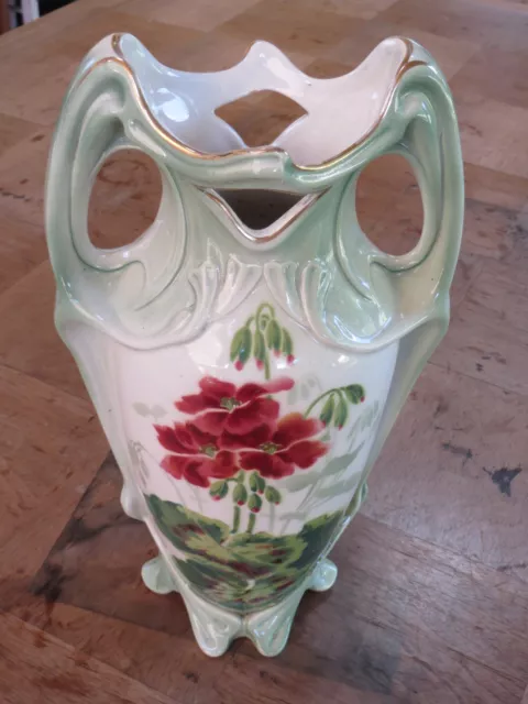 Vase en barbotine Luneville Keller & Guerin style art nouveau old french antique