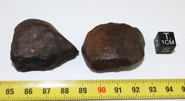 Lotto Di 2 Meteorite Nwa Non Classificati (59 Grammi - 227)