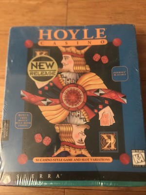 1996 Hoyle Casino by Sierra SEALED Vintage Big Box PC Game CDROM Windows 95/3.1