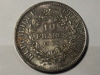 Monnaie France 10 Francs Hercule argent 1969 64-49 