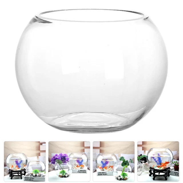 Clear Fish Tank Multi-function Goldfish Tank Transparent Betta Tank Office